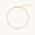 Crystal Cluster Pendant Bracelet in Gold