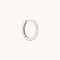 Jewelled Hoop in Silver