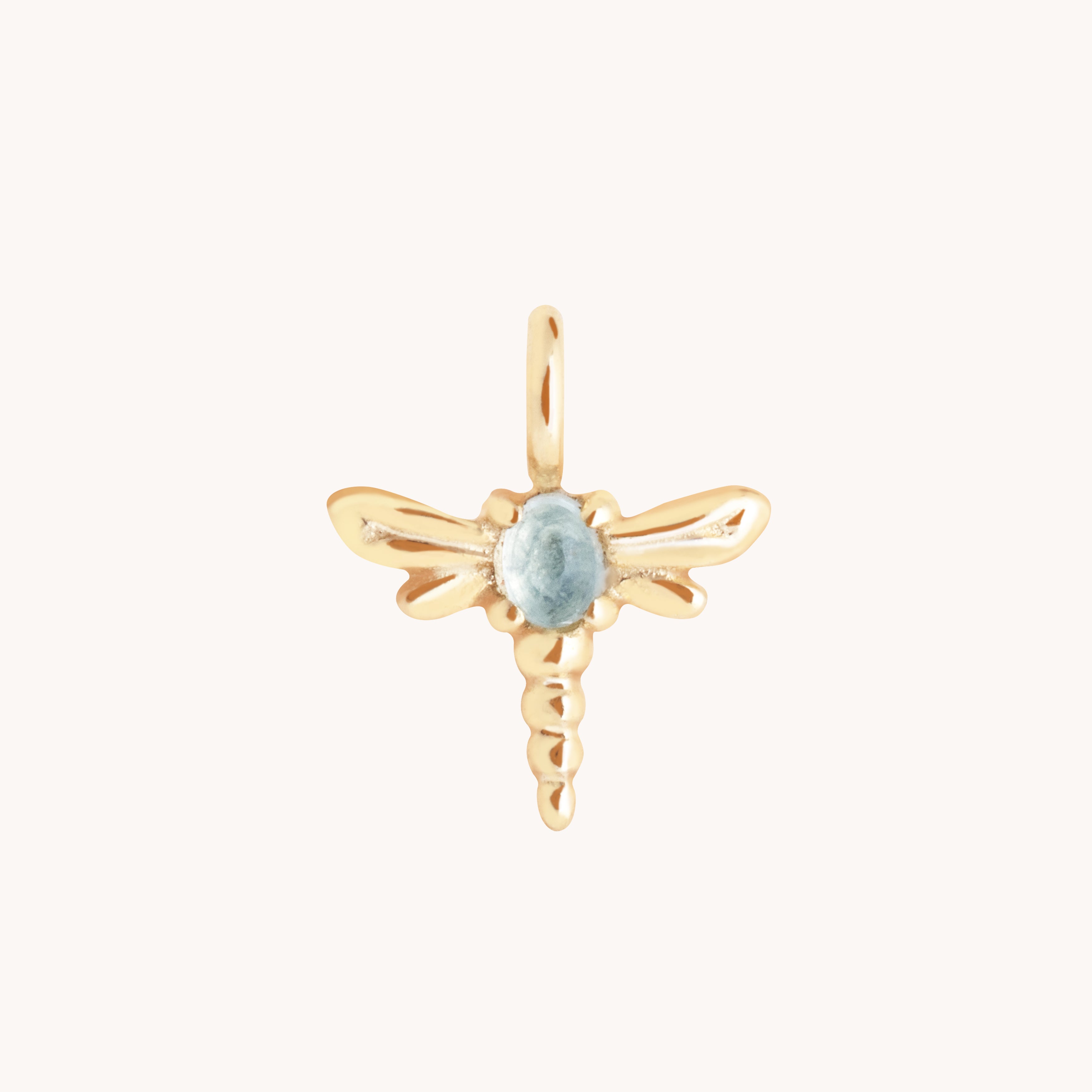 Dragonfly Charm 9k Gold