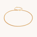 Essential Curb Chain Anklet in Gold