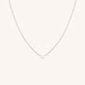 Love Heart Charm Necklace in Silver