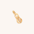 Citrine November Clip Charm in Gold