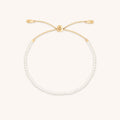 Pearl Beaded Bracelet in Solid Gold