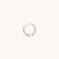 Molten Daith Ring in Solid White Gold