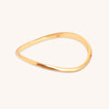 Wave Bangle in Gold