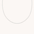 Tennis Chain Necklace in Silver