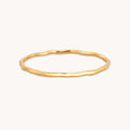 Molten Bangle in Gold