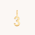3 Charm 9k Gold