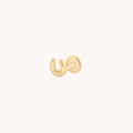 Horseshoe Piercing Stud in Solid Gold