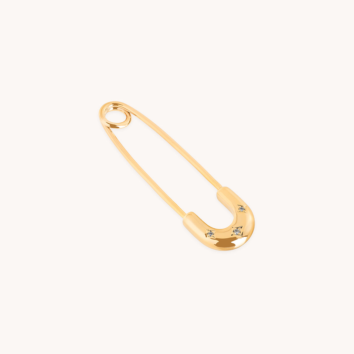 Charm Pin Brooch in Gold