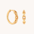 Hardware Link Hoops in Gold