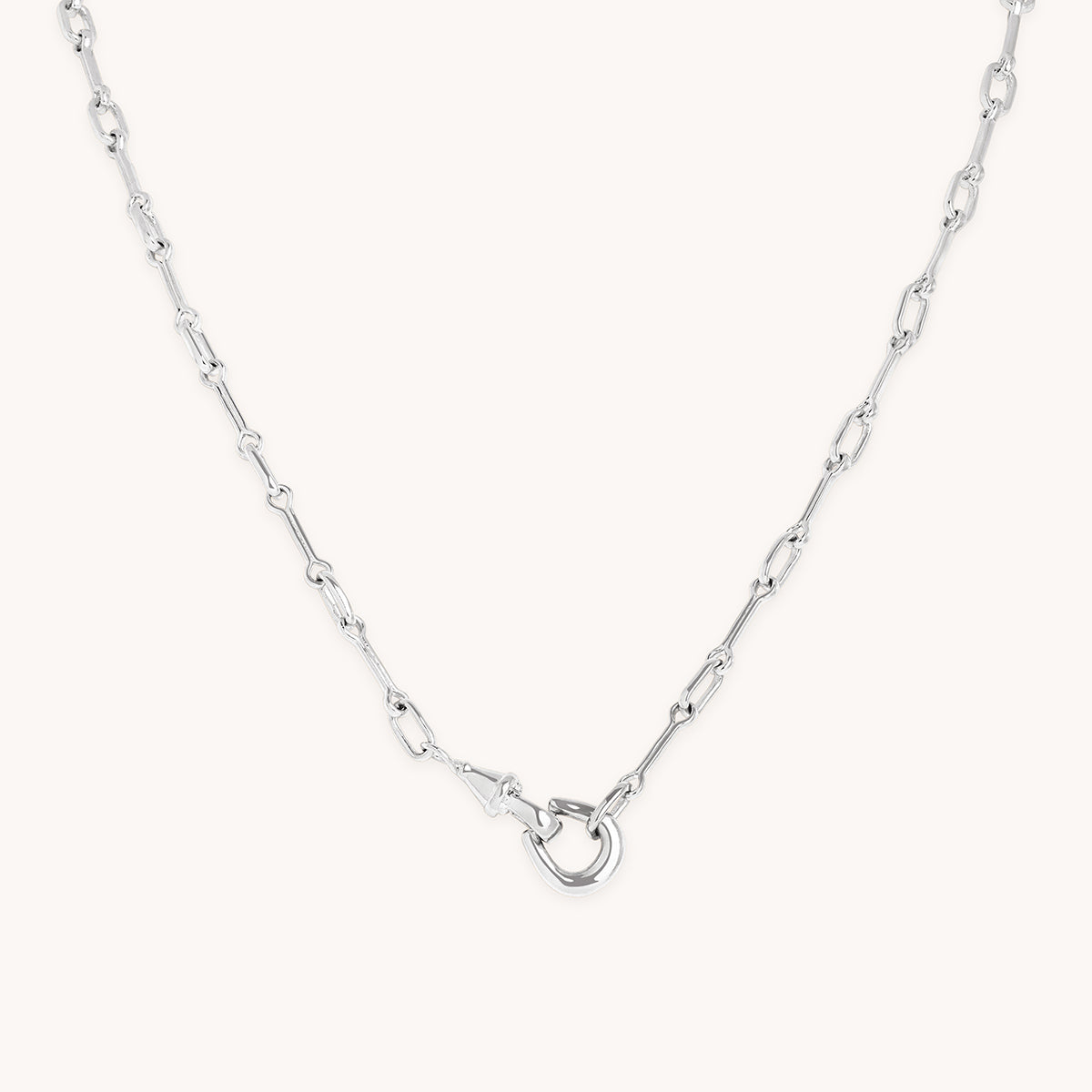 Hardware Chain Necklace in Silver