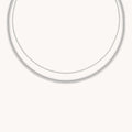 Essential Curb Chain Necklace Stacking  Set in Silver
