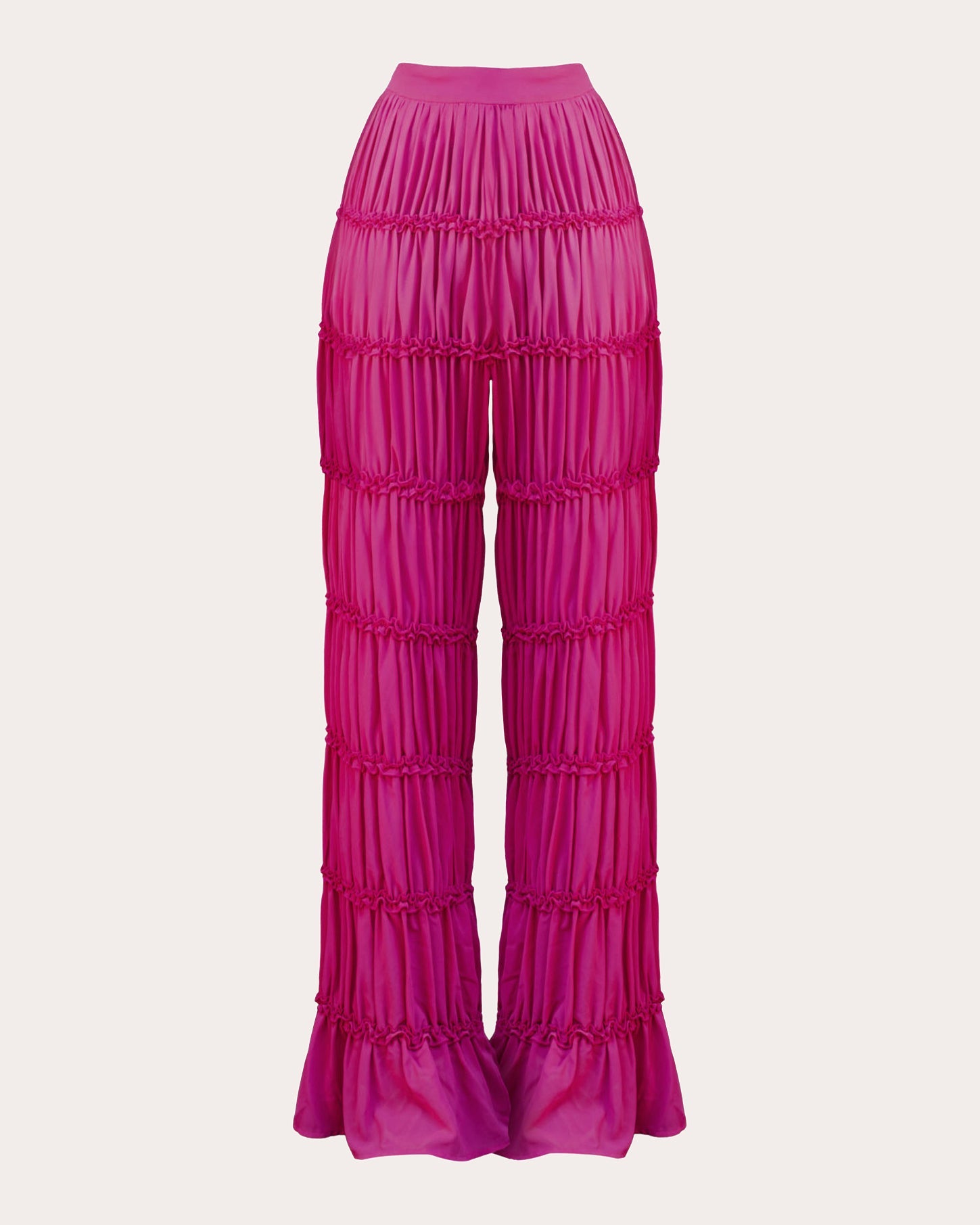 Sina Ruched Chiffon Pants