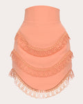 Rizo Lace-Trimmed Corset Mini Skirt