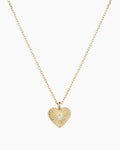 Diamond Vintage Heart Necklace