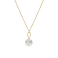 April Birthstone Crystal Necklace