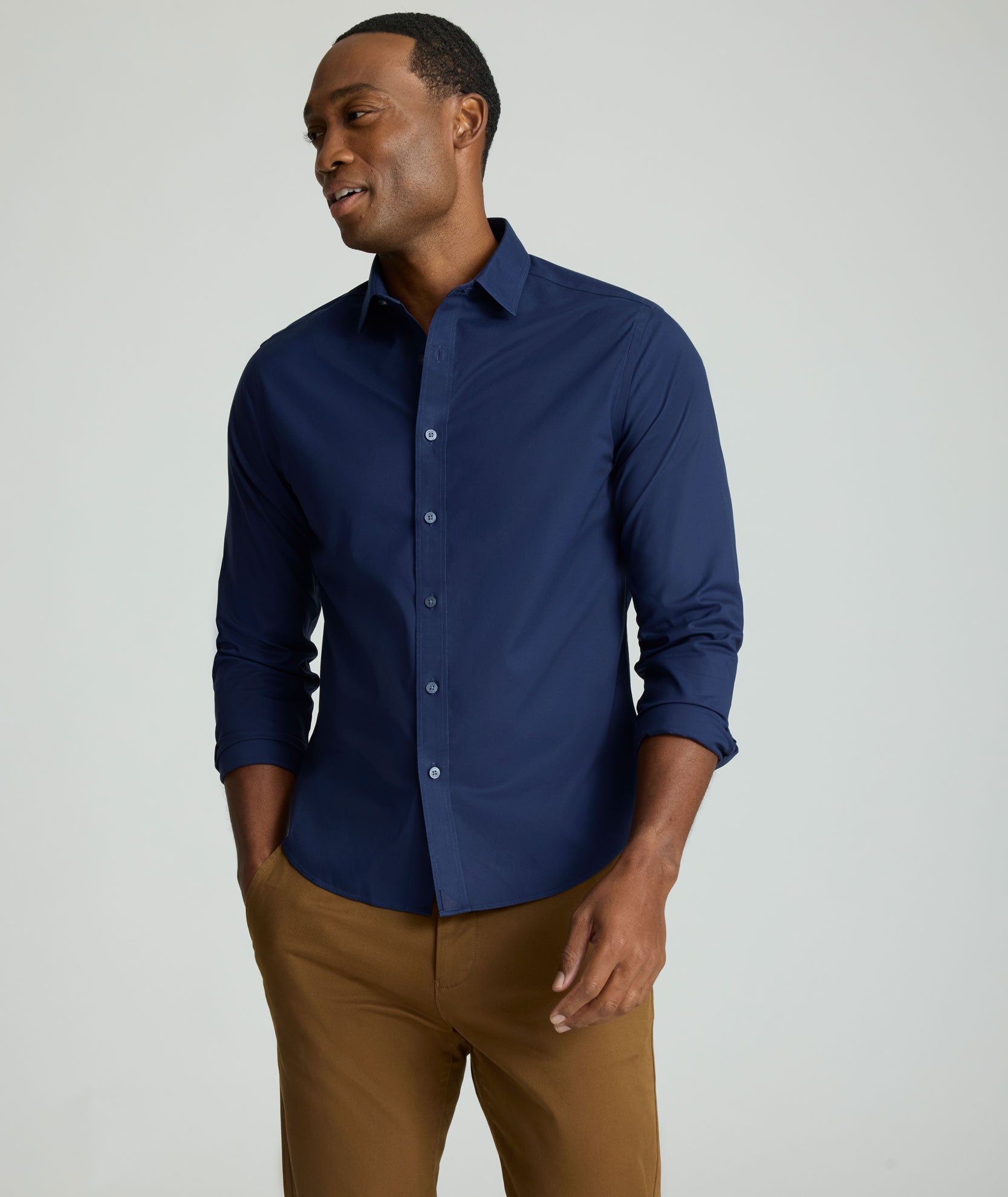Wrinkle-Free Stretch Cotton Arden Shirt