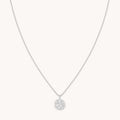 Aries Zodiac Pendant Necklace in Silver
