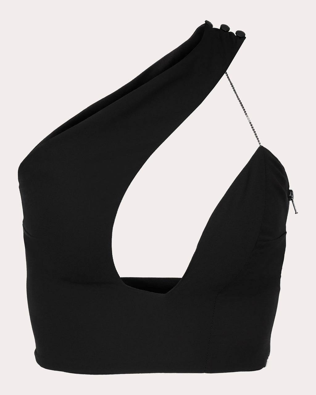 Bria Cutout Asymmetric Crop Top