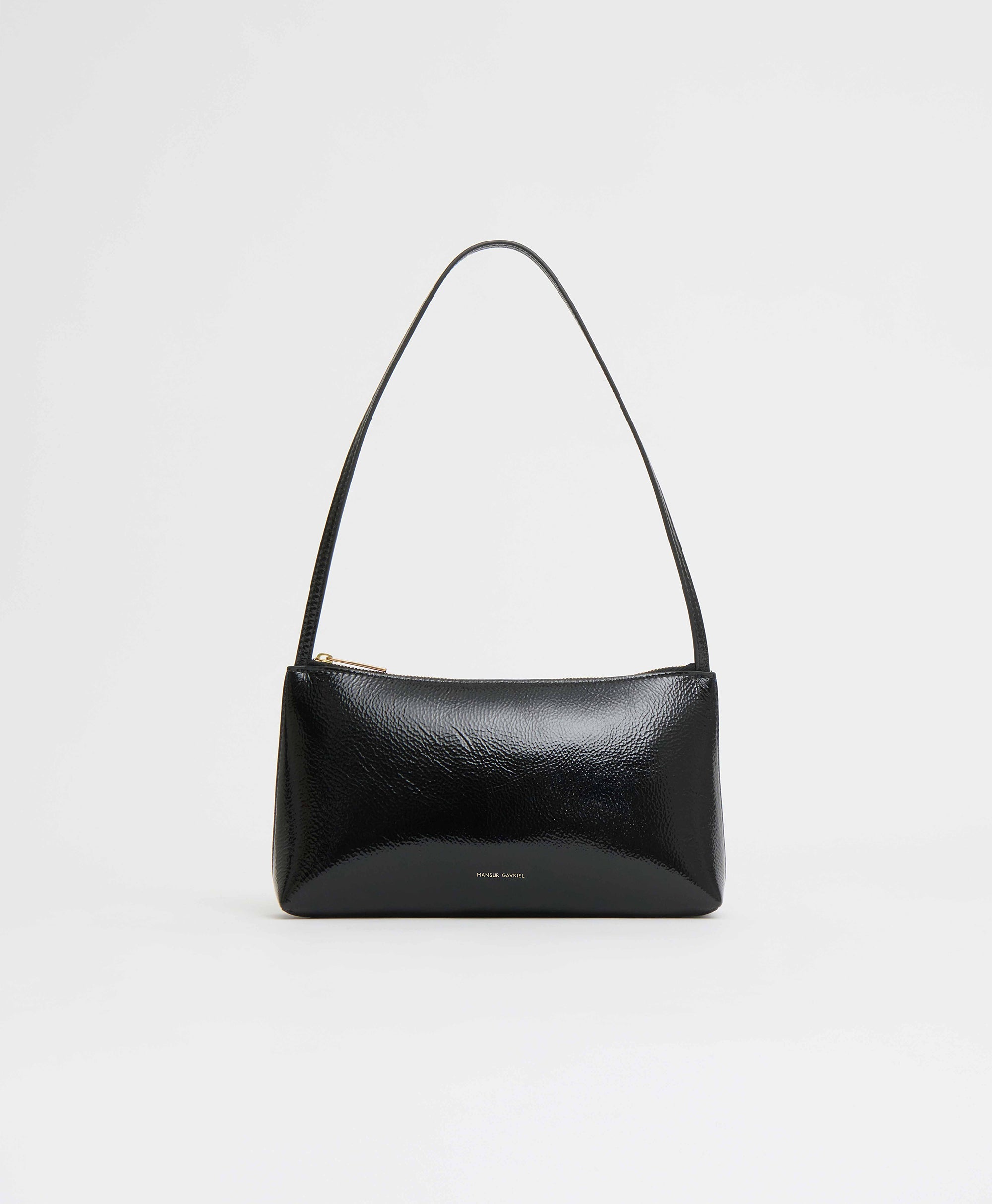 Gaia Shoulder Bag - Black Naplak