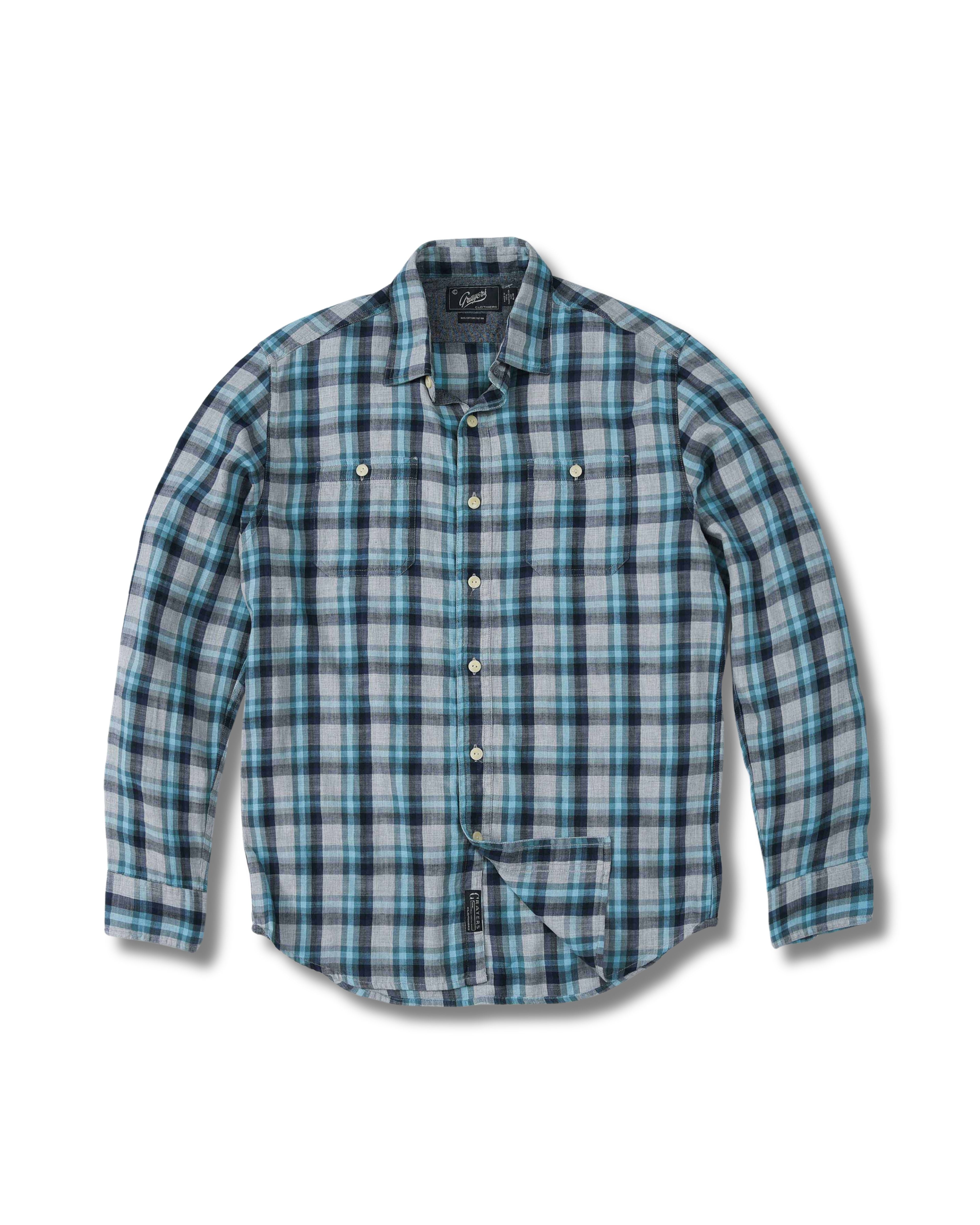 Trevor Lightweight Slub Twill - Seafoam Gray *
