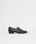 Ruched Loafer - Black