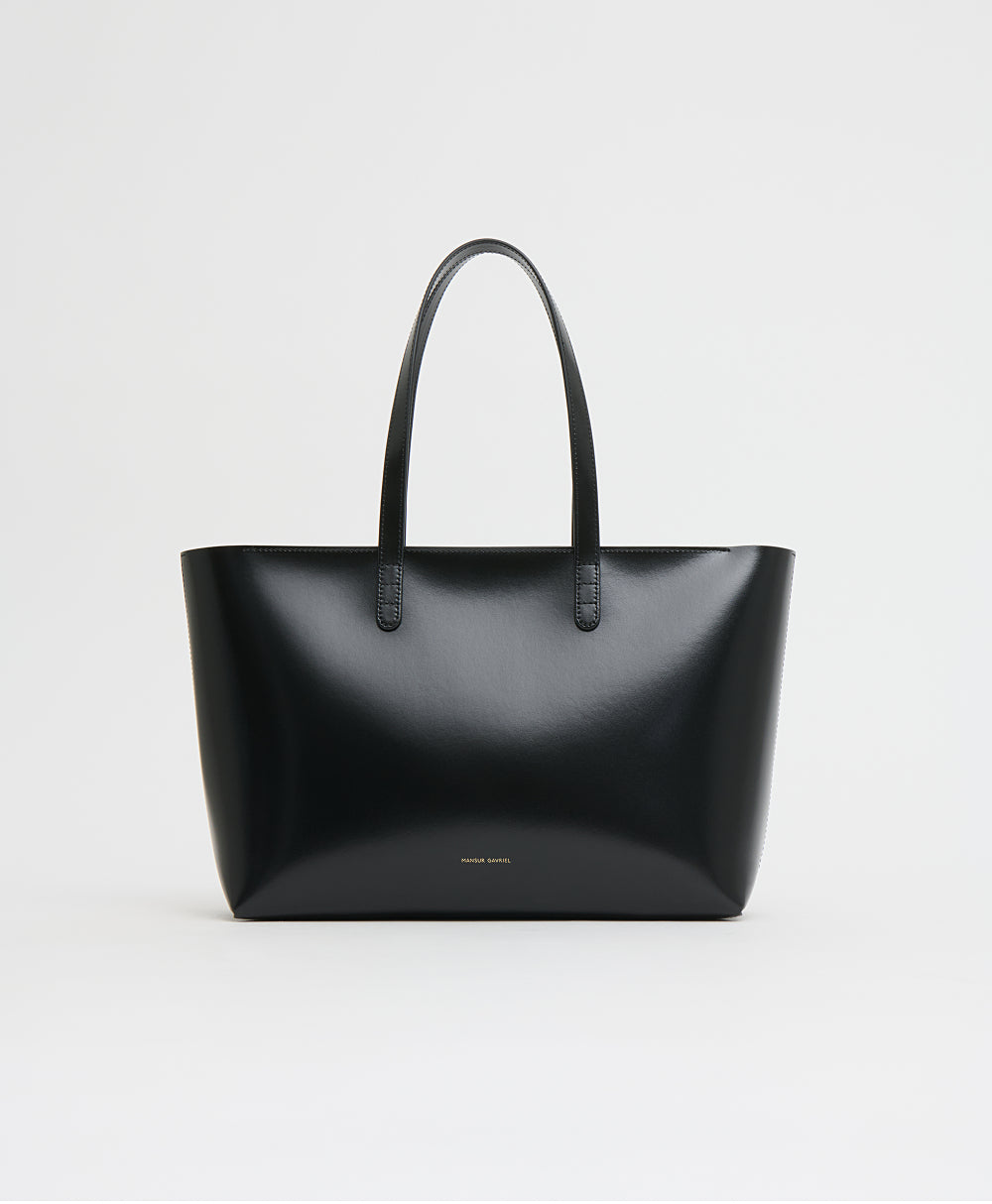 Small Zip Tote - Spazzolato/Black/Flamma