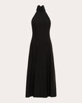 Faye Poplin Halter Midi Dress