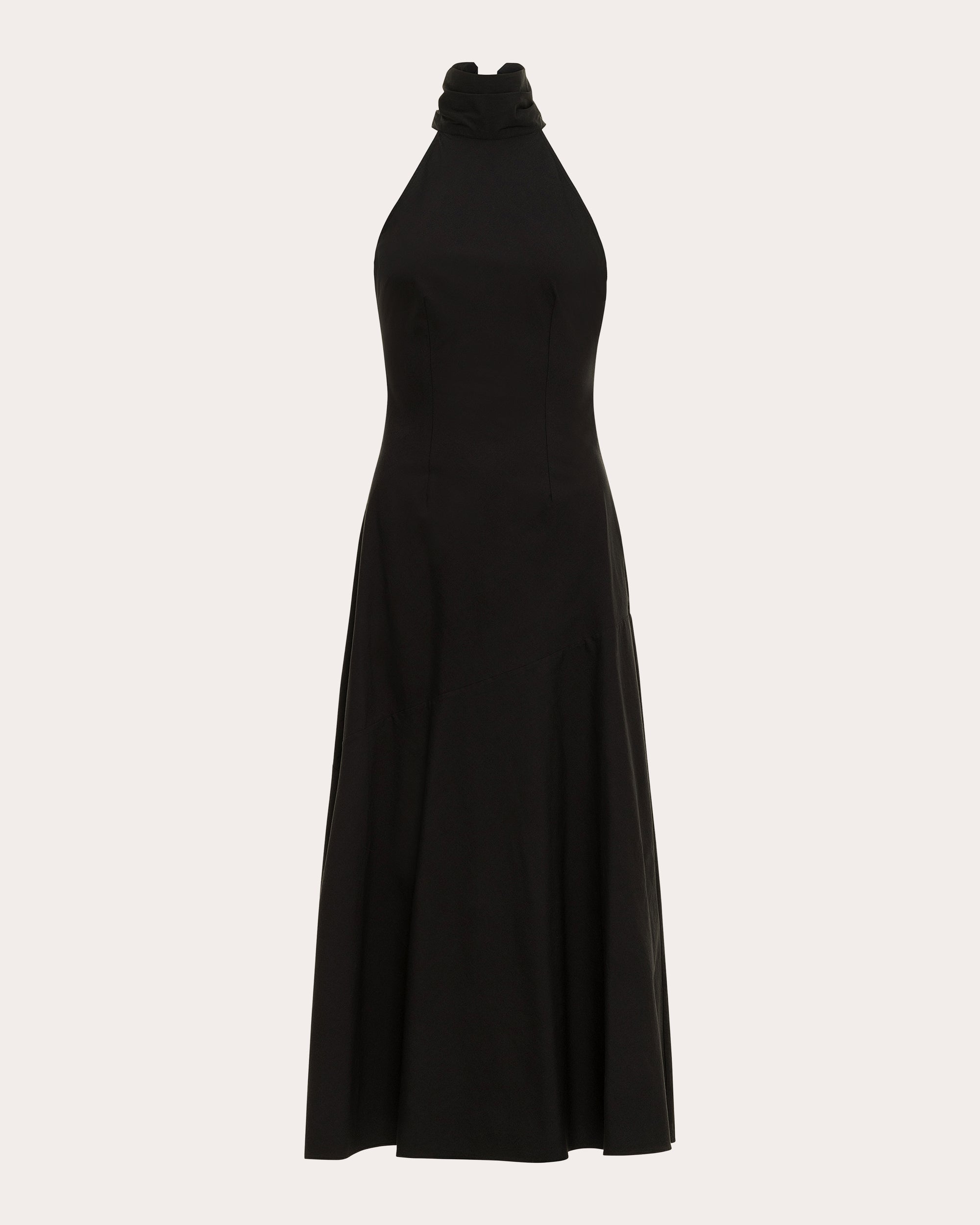 Faye Poplin Halter Midi Dress