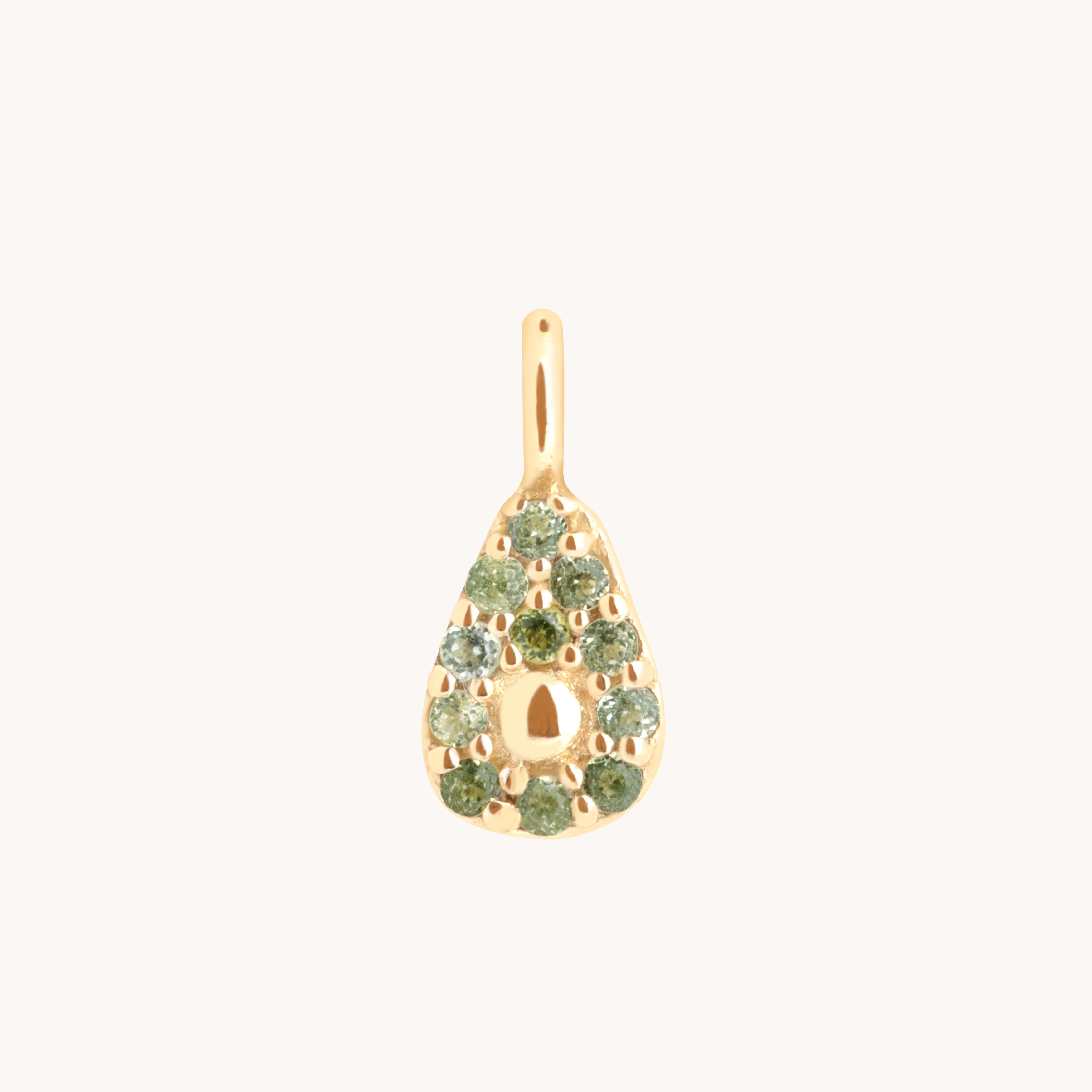 Avocado Charm 9k Gold
