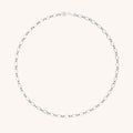 Bold Link Chain Necklace in Silver