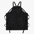 Abalone Black Denim Crossback Apron