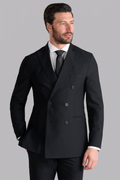 AIR Double Breasted Blazer // Black