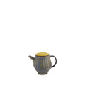 Indigo Teapot with Yellow Lid
