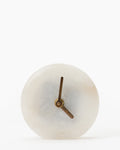 Alabaster Table Clock