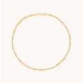 Bold Astrid Chain Anklet in Solid Gold