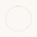 Bold Miyu Story Chain Anklet in Solid Gold