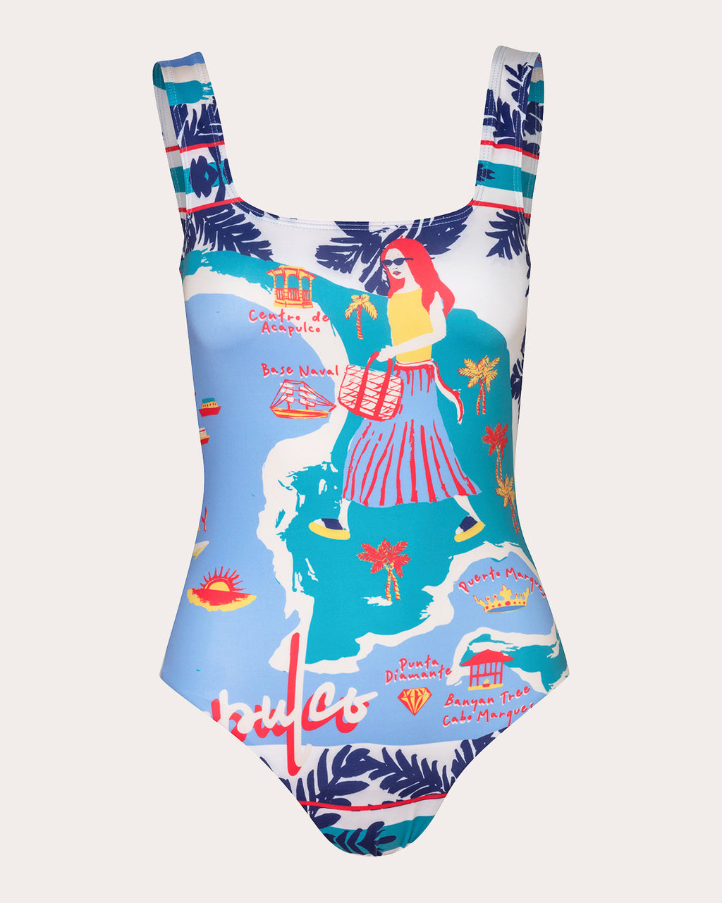 Antoinette Acapulco Printed One-Piece
