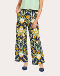 Antonella Floral Cotton Wide-Leg Pants