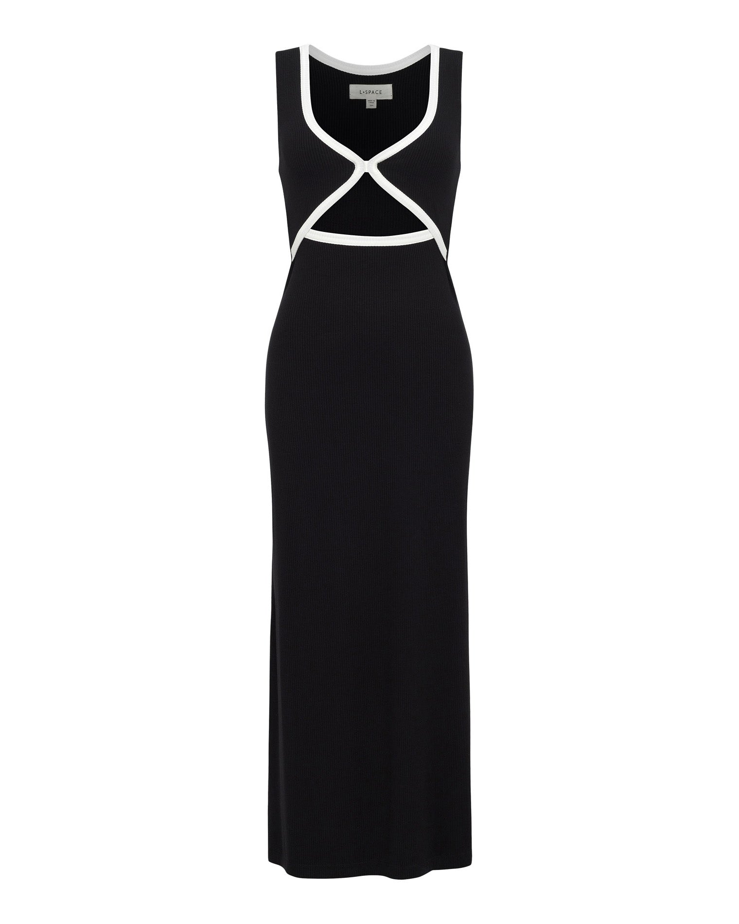 Steph Dress - Black-Cream