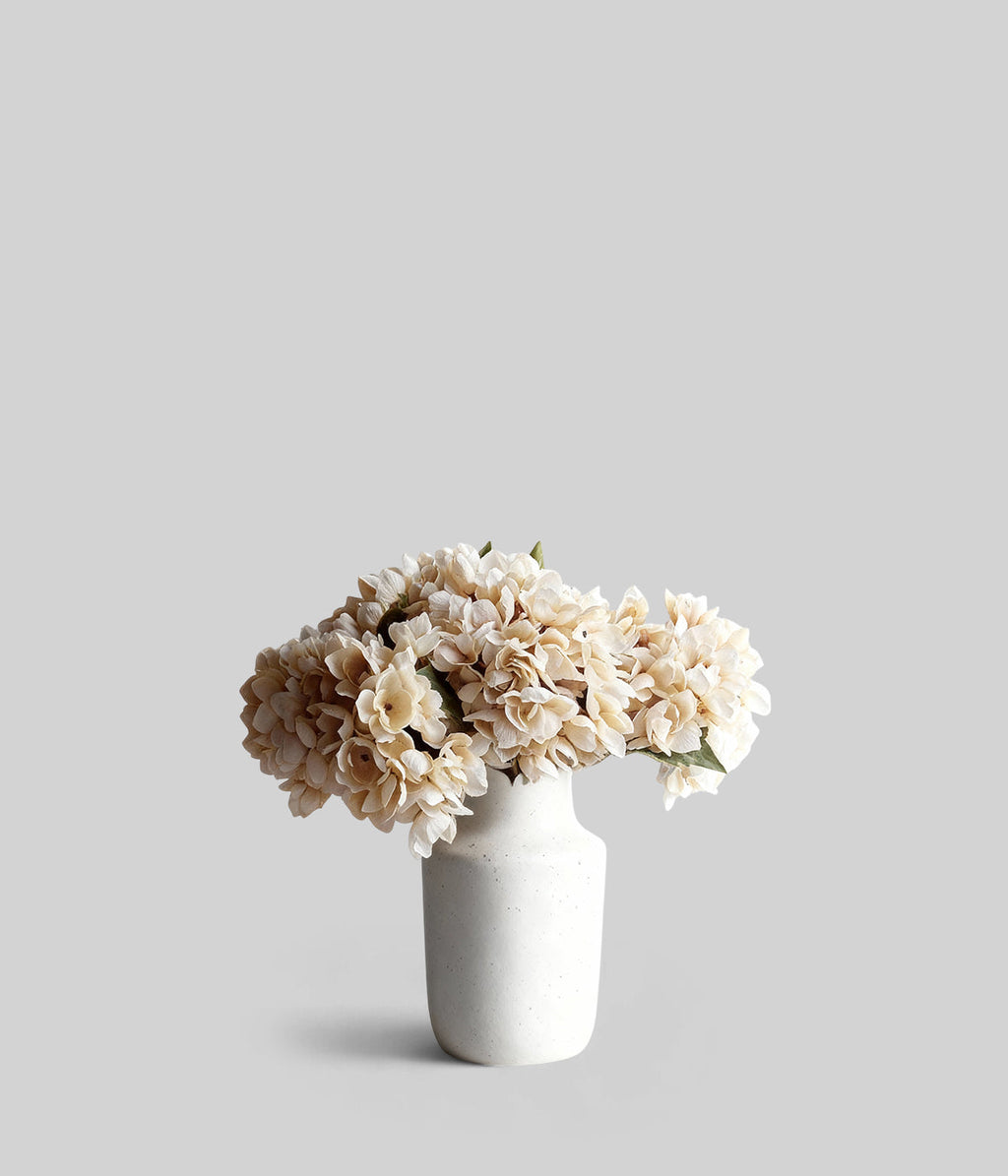 Artificial Hydrangea Bouquet, Morning Mist