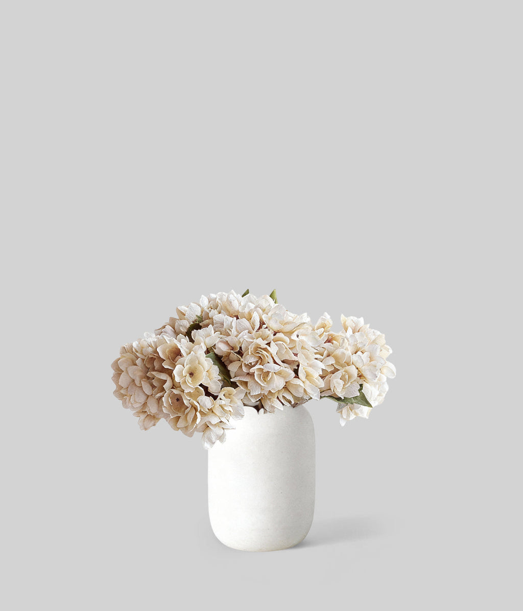 Artificial Hydrangea Bouquet, Morning Mist