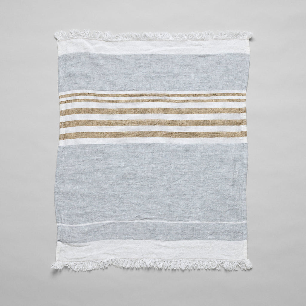 Ash Belgian Linen Towel