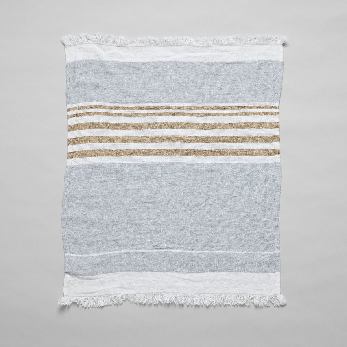Ash Belgian Linen Towel