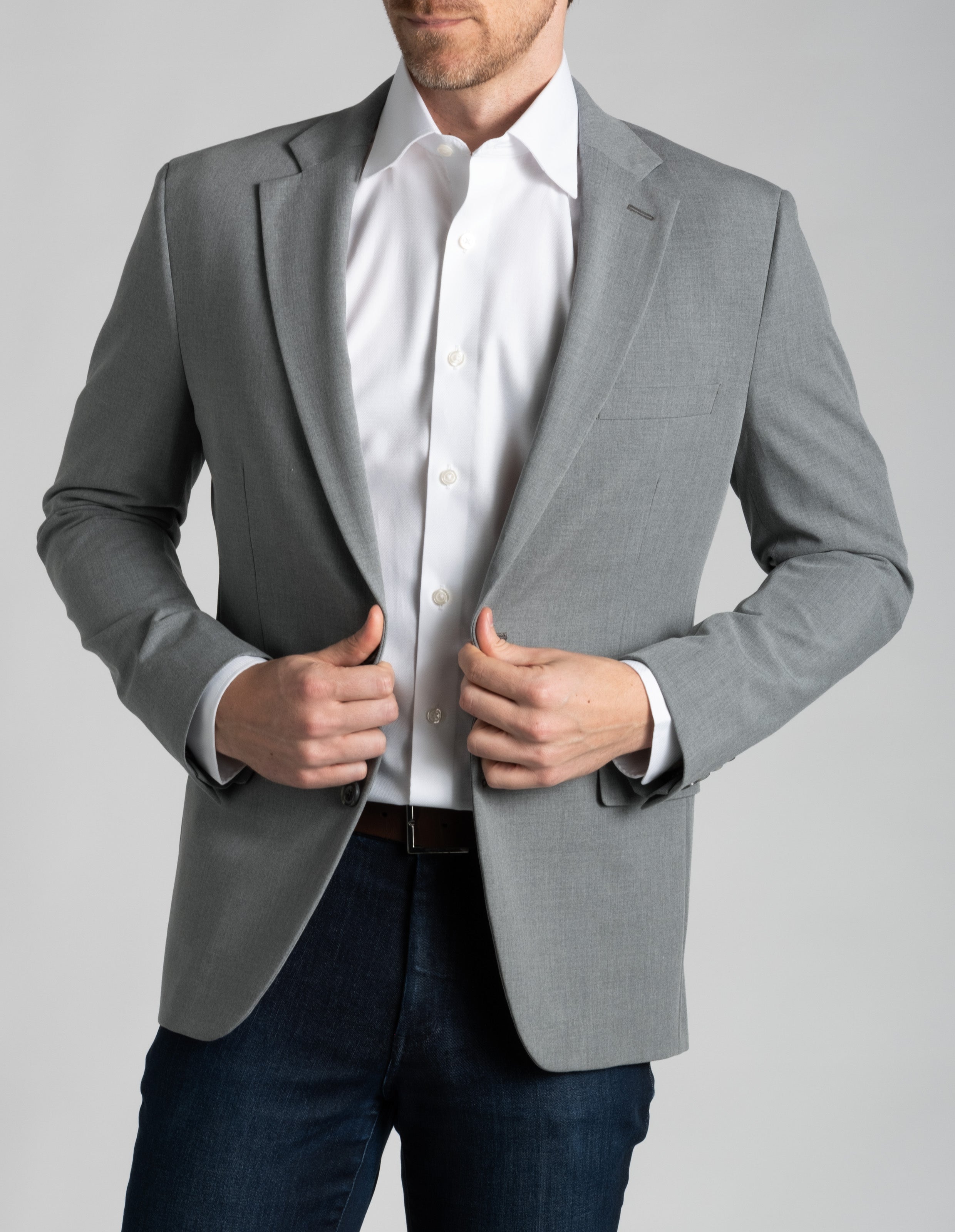Super Stretch Sport Coat - Grey