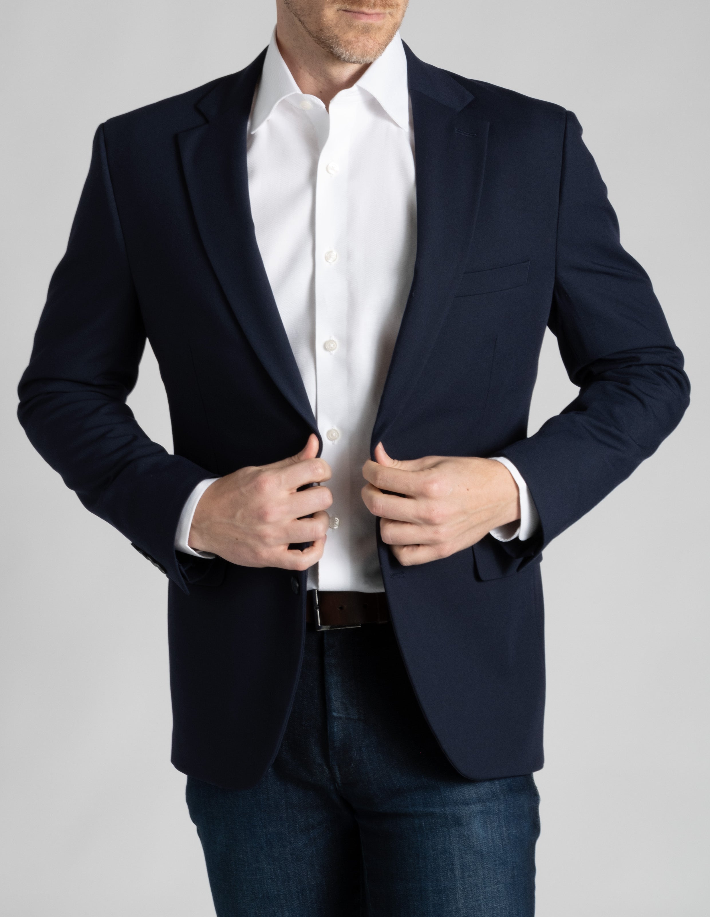 Super Stretch Sport Coat - Navy
