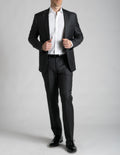 Classic Wool Suit - Charcoal