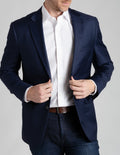 Classic Wool Sport Coat - Navy