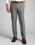 Super 110s Wool Dress Pant - Brown End on End Check